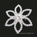 wholesale shape flower simple rhinestone brooch